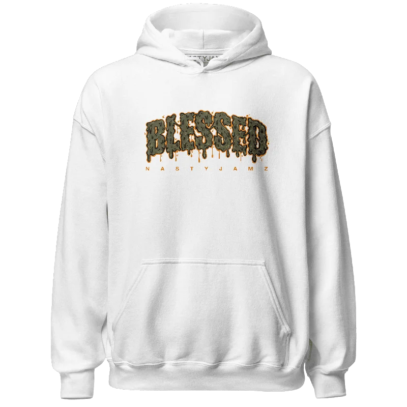 Lightweight And Breathable Unisex Wear Break Fashion Norms NastyJamz Olive 5s Hoodie Match Blessed Text