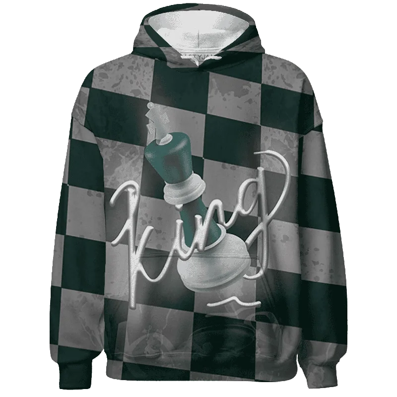 Urban-Inspired Unisex Fashion Trends On-Trend Fashion Offers NastyJamz Oxidized Green 4s Hoodie Match Black King All-Over Print