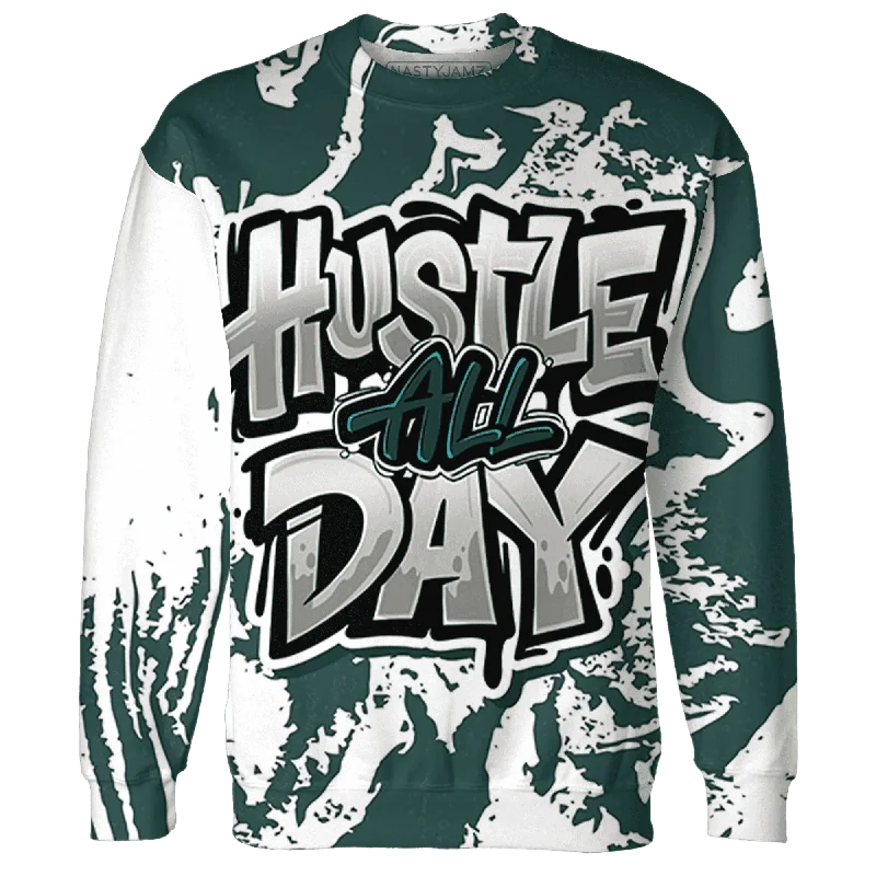 All-Season Unisex Clothing Collection Exclusive Fashion Deals NastyJamz Oxidized Green 4s Sweatshirt Match Hustle All Day All-Over Print