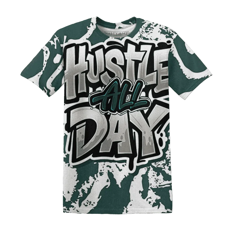 Versatile Gender-Free Wardrobe Essentials Spring Offer NastyJamz Oxidized Green 4s T-Shirt Match Hustle All Day All-Over Print