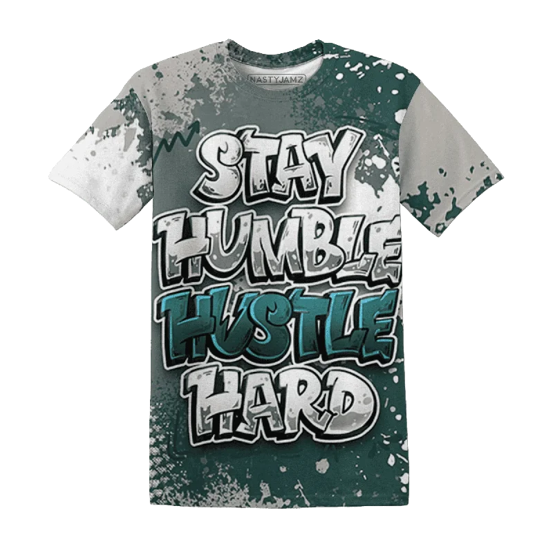 Comfortable Gender-Free Fashion Choices Seasonal Style Discounts NastyJamz Oxidized Green 4s T-Shirt Match Stay Humble Hustle Hard All-Over Print