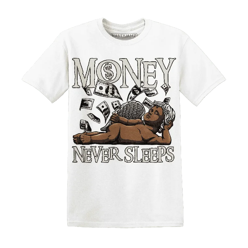 Sleek And Contemporary Gender-Free Outfits Elegant Style NastyJamz SE Sail 5s T-Shirt Match Money Never Sleeps