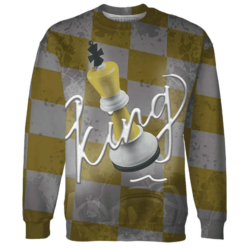 Sleek And Stylish Unisex Outerwear Style Without Limits NastyJamz Vivid Sulfur 4s Sweatshirt Match Black King All-Over Print