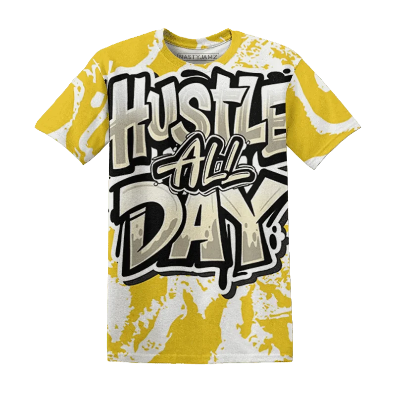 Soft And Breathable Unisex Loungewear Hot Deals NastyJamz Vivid Sulfur 4s T-Shirt Match Hustle All Day All-Over Print