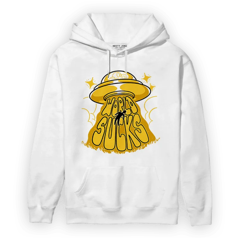 Versatile Unisex Layering Pieces Exclusive Designer Style Deals NastyJamz Yellow Ochre 6s Hoodie Match World Sucks