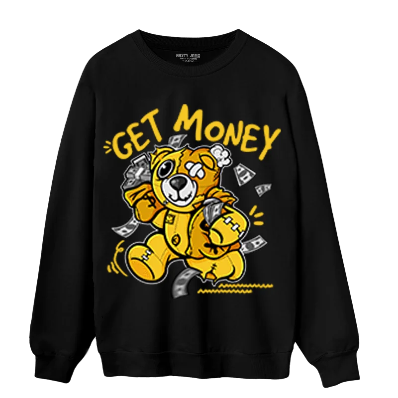 Trendy Unisex Streetwear Fashion Chic & Cozy Collection NastyJamz Yellow Ochre 6s Sweatshirt Match Get  Money BER