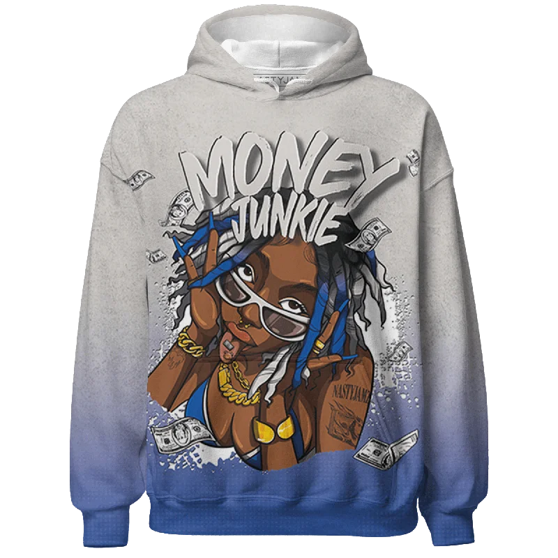 Casual Yet Sophisticated Unisex Fashion Limited Stock NastyJamz Air Max 1 86 Royal Hoodie Match Money Junkie All-Over Print