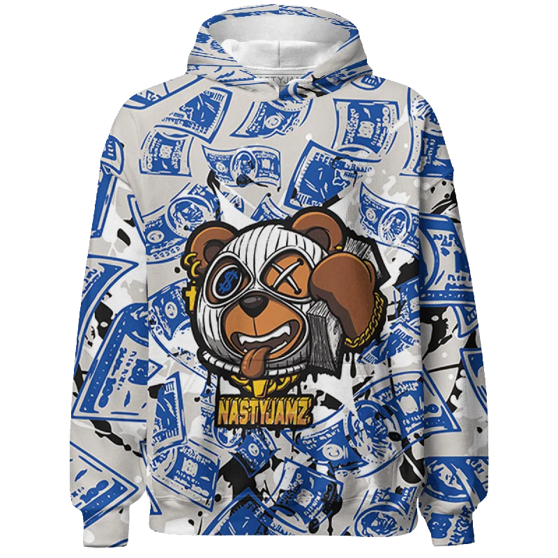 Versatile Unisex Layering Pieces Vintage-Inspired Style Offers NastyJamz Air Max 1 86 Royal Hoodie Match Money Motive BER All-Over Print