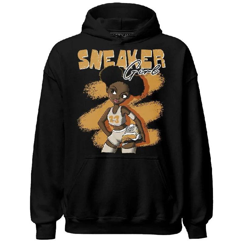 Comfortable And Stylish Unisex Outfits Catch Every Fashion Trend AM 1 SC Bronze NastyJamz Hoodie Match Black Sneaker Girl