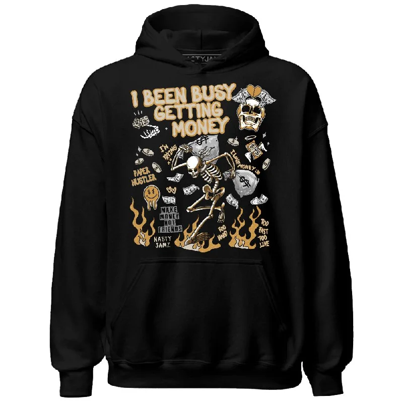 Breathable And Lightweight Unisex Wear Affordable Trendy Fashion AM 1 SC Bronze NastyJamz Hoodie Match Busy Getting Money Skull