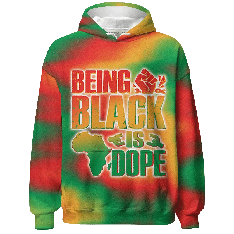 Classic Unisex Fashion Looks Clearance Sale, All Cheap NastyJamz Being Black Is Dope Juneteenth Hoodie All-Over Print