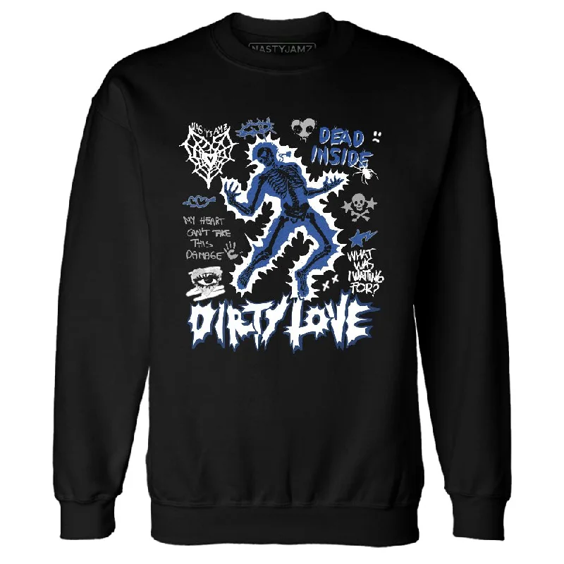 Unisex Casual Wear For All Seasons High-End Style Discounts Blueberry 12s NastyJamz Sweatshirt Match Dirty Love Skull