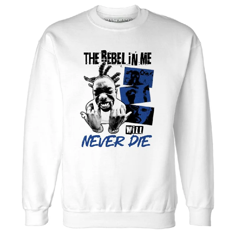 Trendy Unisex Streetwear Fashion Fashionable Comfort Promotions Blueberry 12s NastyJamz Sweatshirt Match Rebel In Me