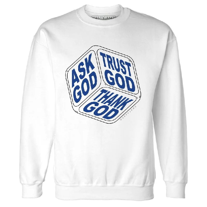 Urban Unisex Fashion Outfits Stylish Looks Blueberry 12s NastyJamz Sweatshirt Match Trust God