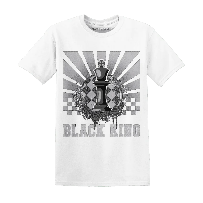 Effortless And Modern Unisex Dressing Modern Fashion Sale NastyJamz Cement Grey 3s T-Shirt Match  Black King Collection