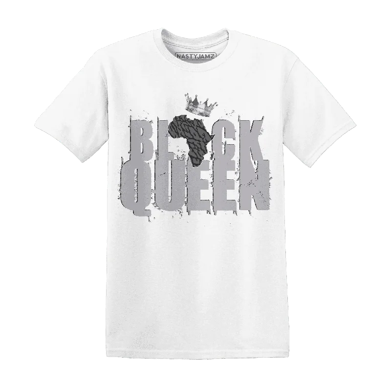 Classic Unisex Fashion Looks Urban Style Promotions NastyJamz Cement Grey 3s T-Shirt Match  Black Queen Crown