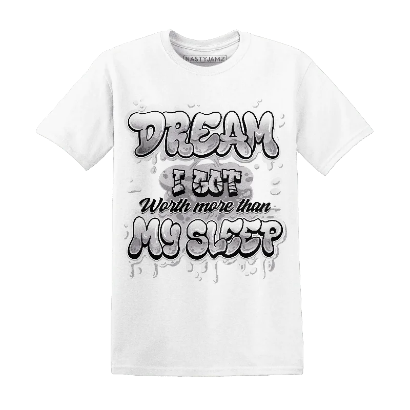 Unisex Casual Fashion Trends Fashionable Comfort Promotions NastyJamz Cement Grey 3s T-Shirt Match  Dream Over Rest