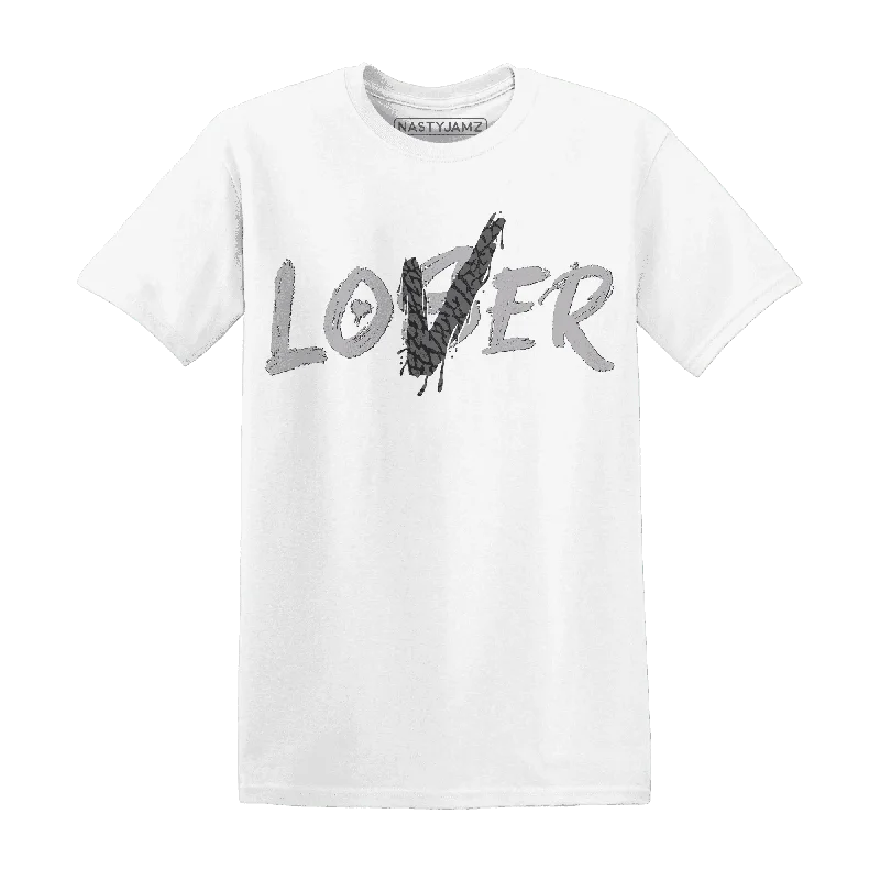 Versatile Unisex Layering Pieces New Arrivals NastyJamz Cement Grey 3s T-Shirt Match  Loser Lover