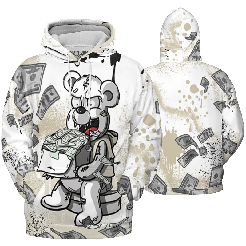 Minimalist Unisex Fashion Essentials Trendy Street Style NastyJamz Gratitude 11s Hoodie Match Cash Money Splash Paint All-Over Print