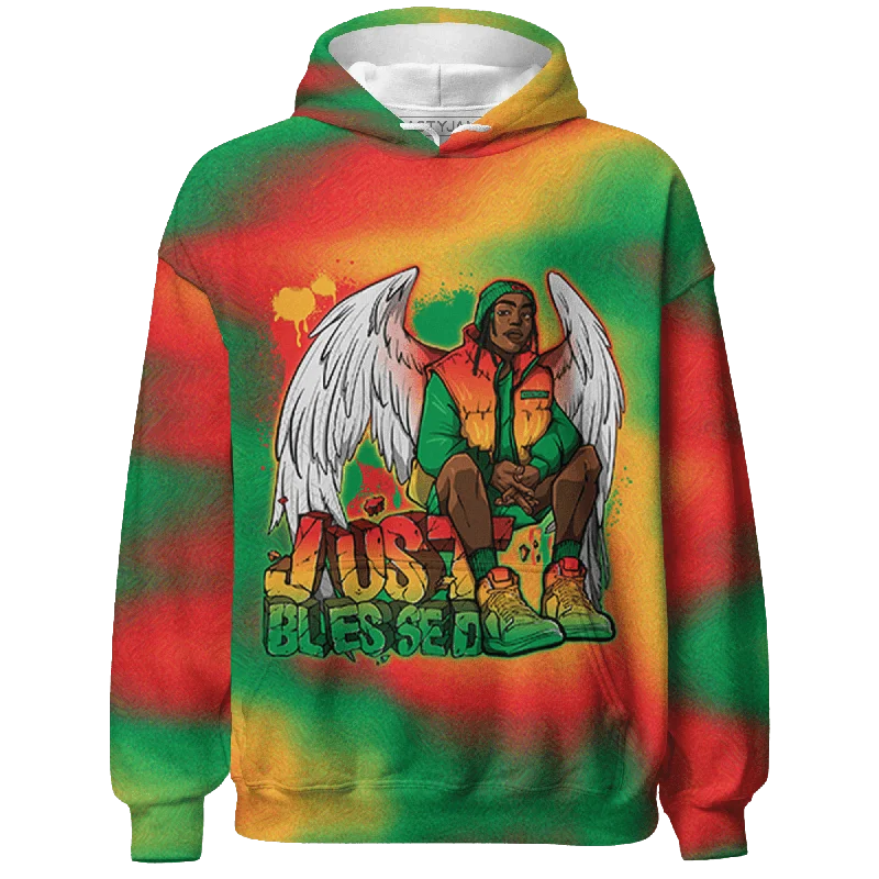 Modern Unisex Clothing For Any Occasion Special Offer For You NastyJamz Just Blessed Juneteenthth Hoodie All-Over Print