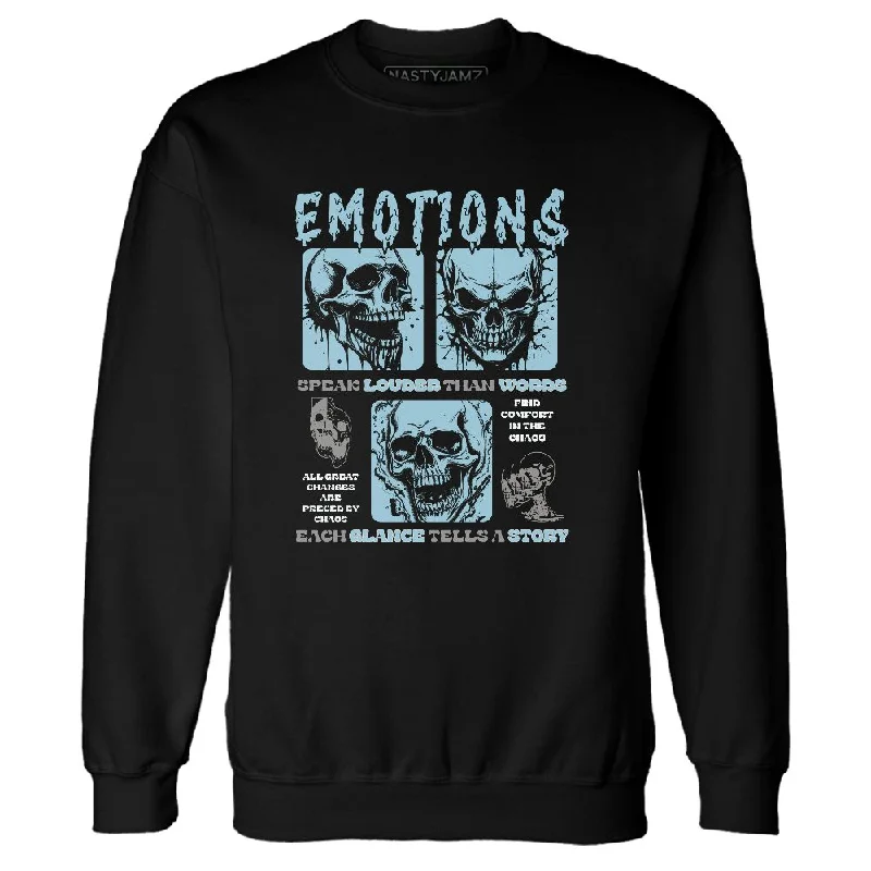 Trendy Unisex Fashion Sale Legend Blue 11s NastyJamz Sweatshirt Match Emotions Skull