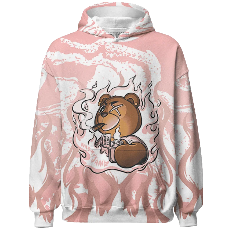 Classic Unisex Fashion Looks On-Trend Fashion Offers NastyJamz Low Legend Pink 11s Hoodie Match BER Burn Fear All-Over Print