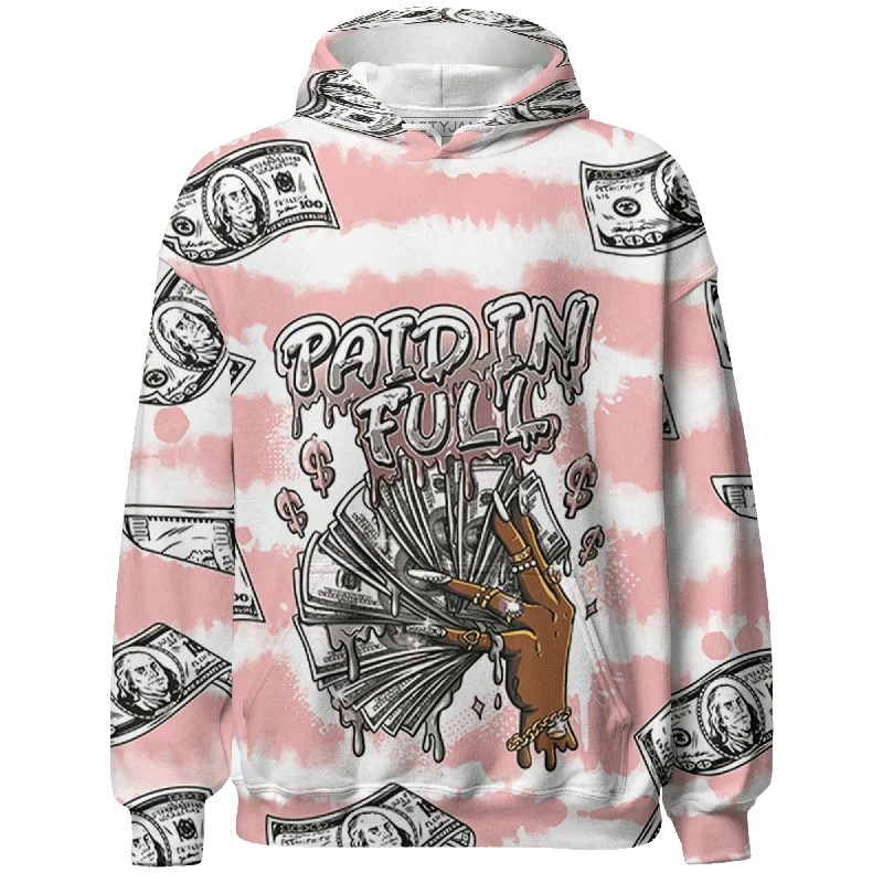 Fashion-Forward Gender-Neutral Outfit Ideas Easy Elegance Sales NastyJamz Low Legend Pink 11s Hoodie Match Paid In Full All-Over Print