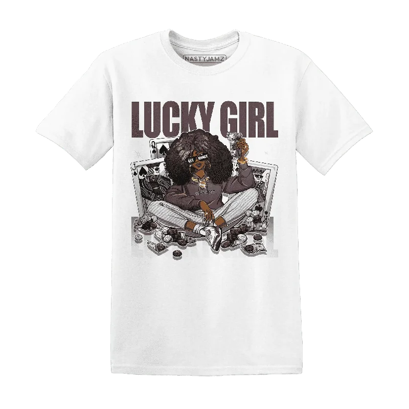 Fashion-Forward Gender-Neutral Outerwear Cool Prices NastyJamz Burgundy Crush 3s T-Shirt Match Lucky Girl