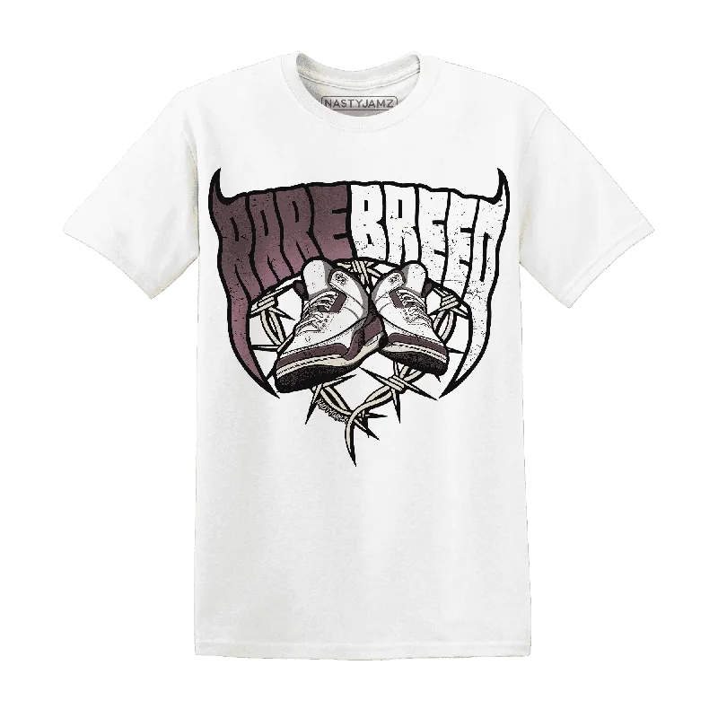 Classic And Timeless Gender-Neutral Fashion Glamorous Fashion Offers NastyJamz Burgundy Crush 3s T-Shirt Match Rare Breed Sneaker