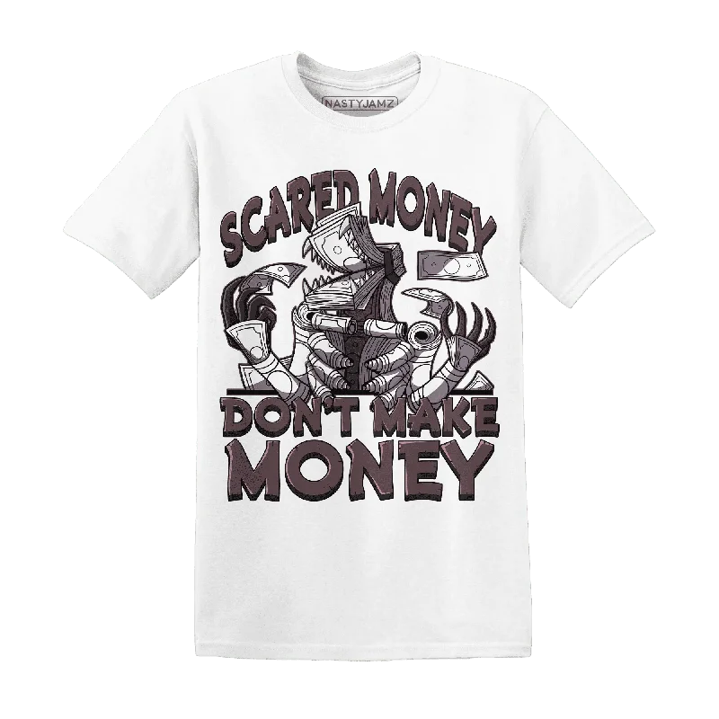 High-Quality Unisex Basics For Everyday Wear Street Style Discounts NastyJamz Burgundy Crush 3s T-Shirt Match Scared Money