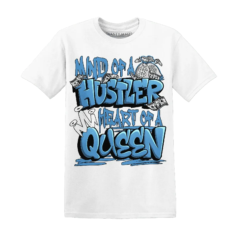 Modern Unisex Clothing For Any Occasion Don't Miss Out NastyJamz Carolina Blue Univercitii 17s T-Shirt Match Hustler Heart Queen