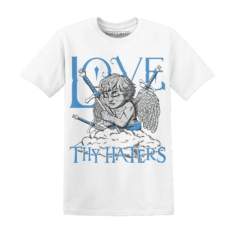 Modern Unisex Streetwear Outfits Buy More, Save More NastyJamz Carolina Blue Univercitii 17s T-Shirt Match Love Thy Haters Angel