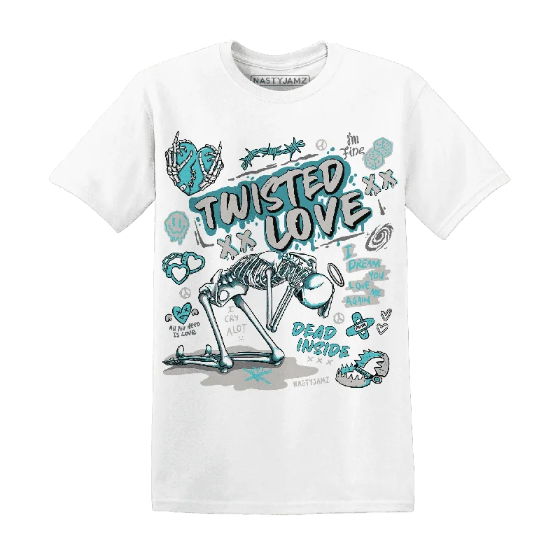 Unisex Casual Wear For All Seasons Chic Style Discounts NastyJamz NBL Cyan Burst 9060 T-Shirt Match Twisted Love