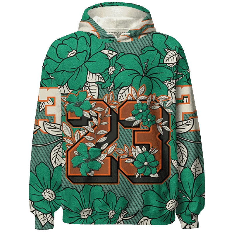 High-Quality Unisex Basics For Everyday Wear Sophisticated Fashion NastyJamz Nina CN Abney 3s Hoodie Match 23 Floral Flower All-Over Print