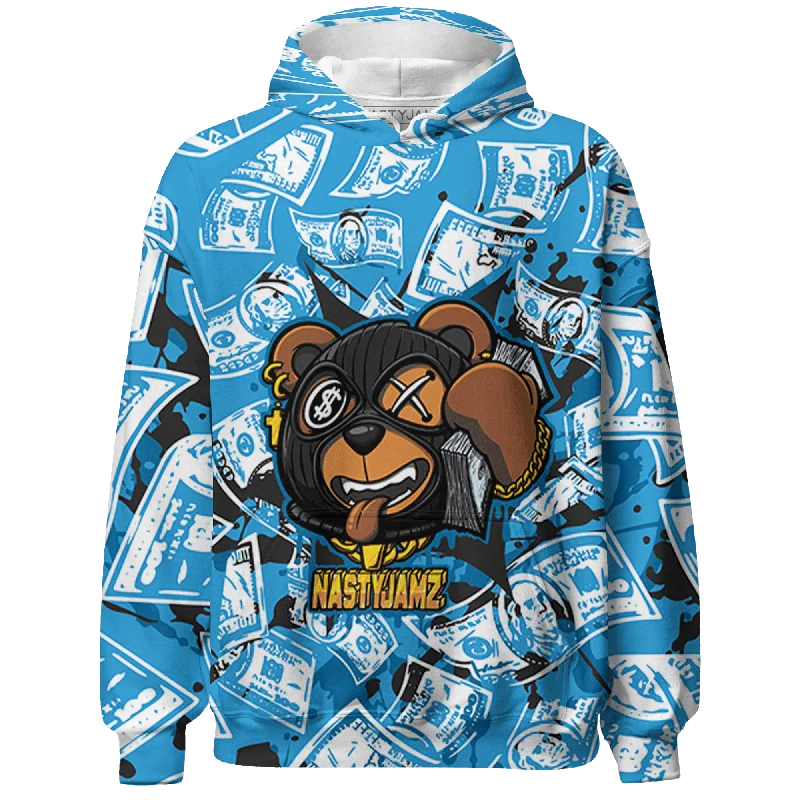 Versatile And Stylish Unisex Apparel Timeless Style Promotions NastyJamz Powder Blue 9s Hoodie Match Money Motive BER All-Over Print