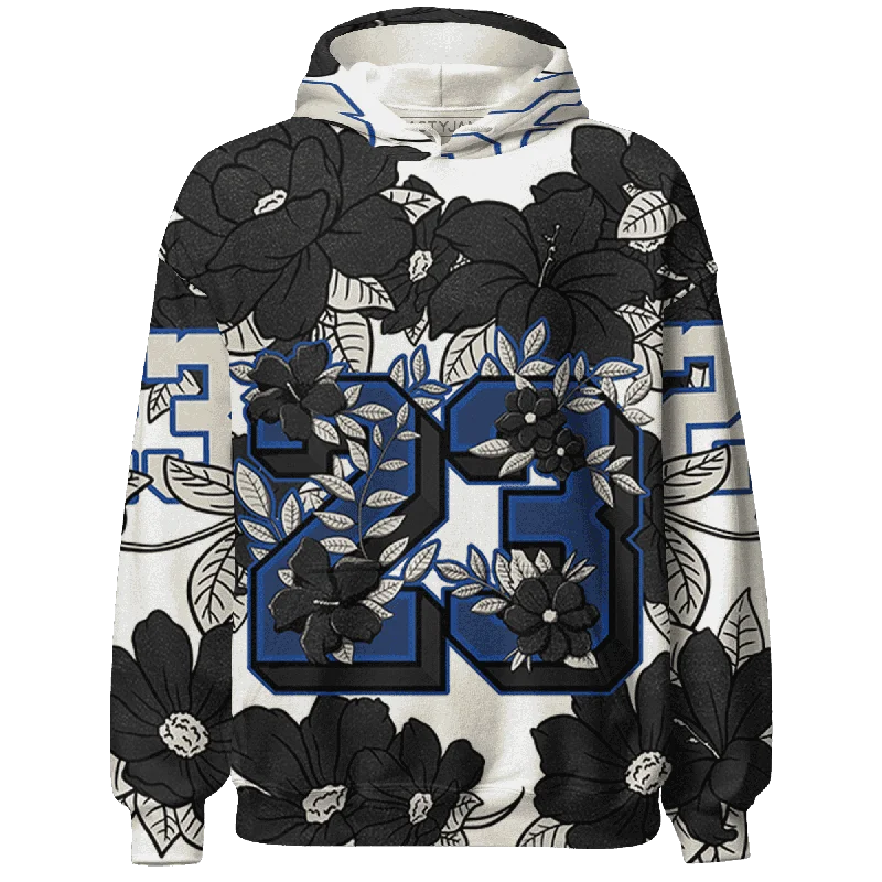 Functional And Stylish Unisex Outerwear Urban Fashion NastyJamz Quaiii 54 3s Hoodie Match 23 Floral Flower All-Over Print