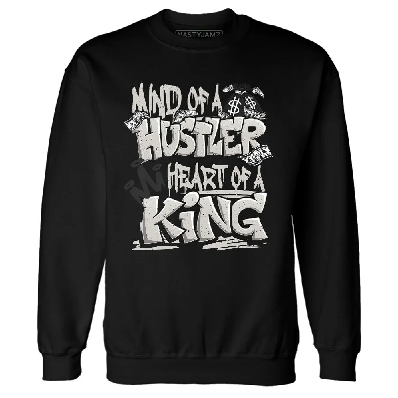 Fashion-Forward Gender-Neutral Outfit Ideas Season Offer Reverse Metallic 5s NastyJamz Sweatshirt Match Hustler Heart King