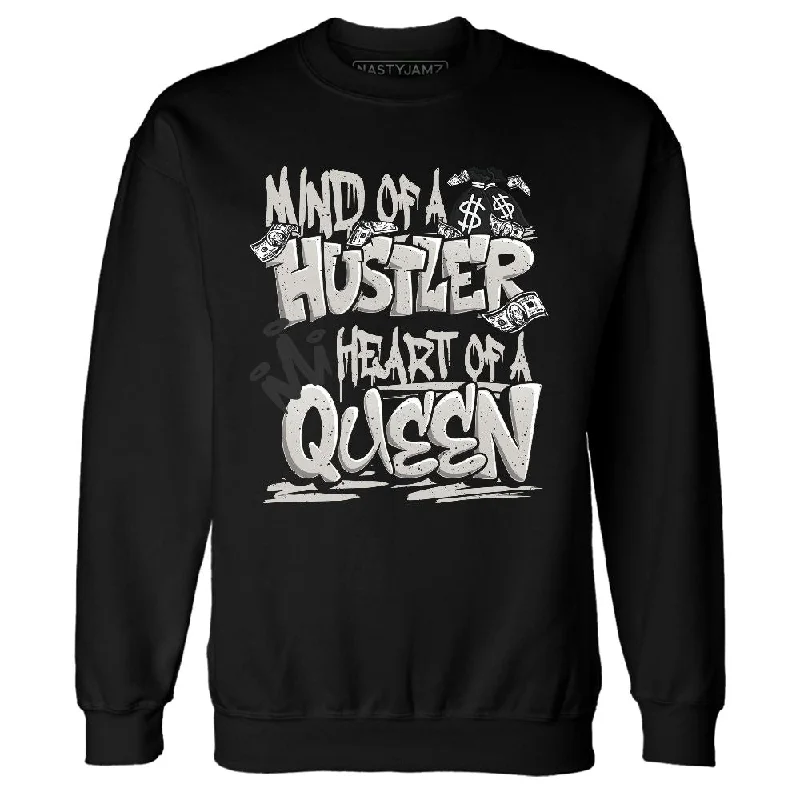 Comfortable And Stylish Unisex Outfits Best Sellers Reverse Metallic 5s NastyJamz Sweatshirt Match Hustler Heart Queen