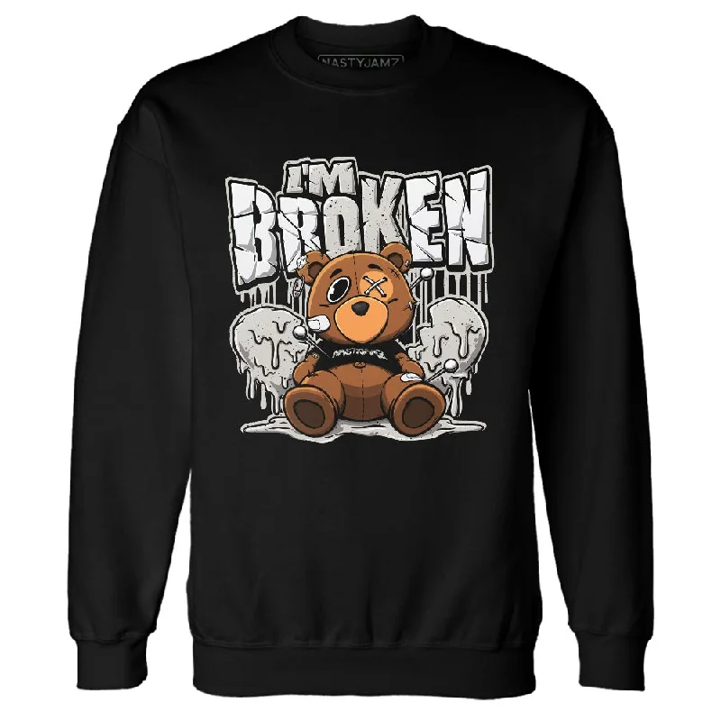 High-Quality Unisex Fashion Basics Special Offers Reverse Metallic 5s NastyJamz Sweatshirt Match Im Broken BER