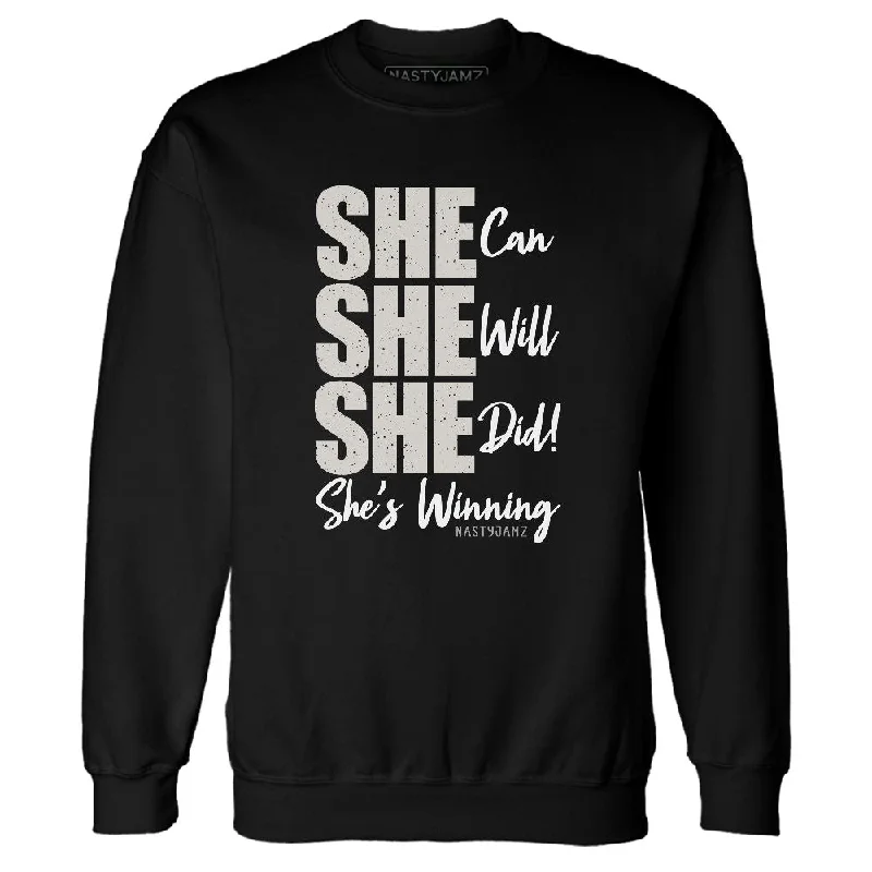 Elegant And Minimal Gender-Free Clothing Comfort Meets Fashion Reverse Metallic 5s NastyJamz Sweatshirt Match SHE