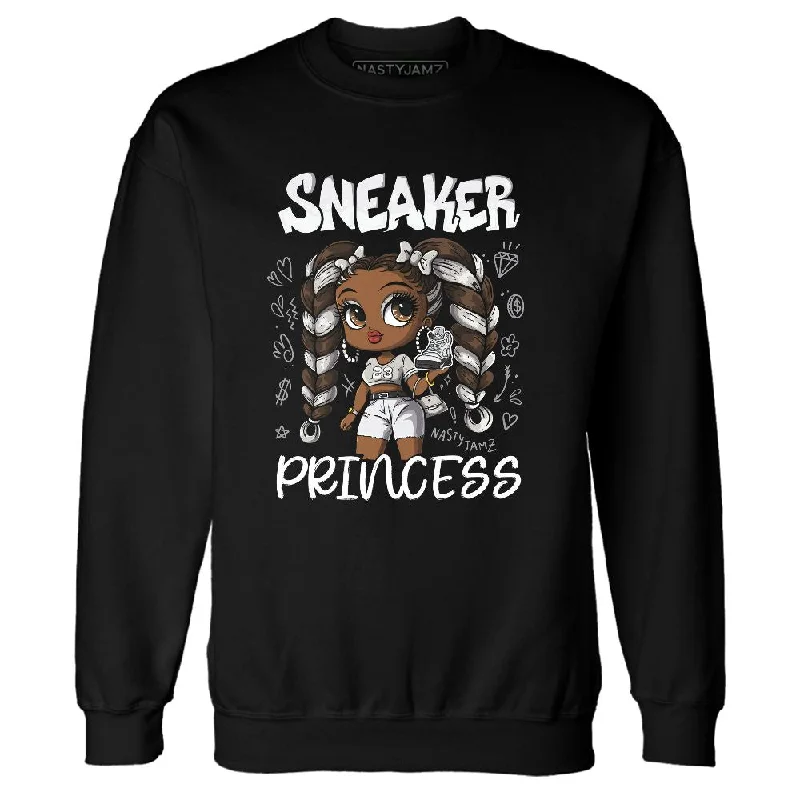 Trendy Unisex Streetwear Fashion Unleash Your Style Reverse Metallic 5s NastyJamz Sweatshirt Match Sneaker Princess