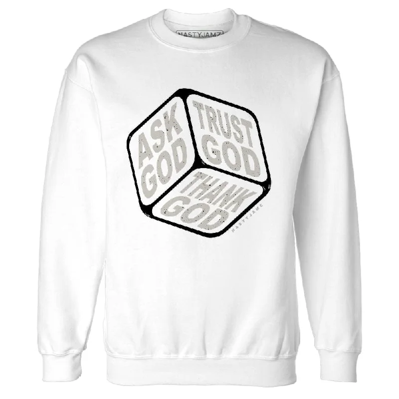 High-Quality Unisex Fashion Basics Stay Ahead In Style Reverse Metallic 5s NastyJamz Sweatshirt Match Trust God