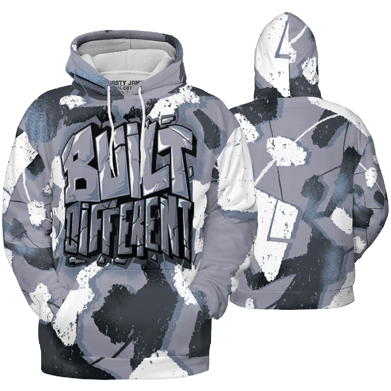 Oversized Unisex Apparel For Effortless Style Clearance Event NastyJamz Stealth 14s Hoodie Match Built Different Broken All-Over Print